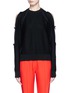 Main View - Click To Enlarge - EMILIO PUCCI - Cutout bow sleeve virgin wool sweater