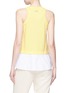 Back View - Click To Enlarge - EMILIO PUCCI - Scalloped broderie anglaise hem tank top