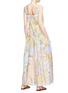 Figure View - Click To Enlarge - EMILIO PUCCI - Floral print tiered ruched silk maxi dress