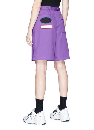 Back View - Click To Enlarge - ACNE STUDIOS - 'Port' patch unisex shorts