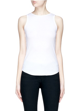 Main View - Click To Enlarge - VINCE - Pima cotton-modal rib jersey tank top