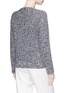Back View - Click To Enlarge - VINCE - Boat neck wool-cashmere rib knit raglan sweater