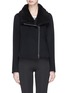 Main View - Click To Enlarge - VINCE - Shearling collar double-faced wool blend melton jacket