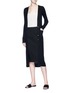 Figure View - Click To Enlarge - VINCE - Cashmere long button cardigan