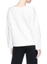 Back View - Click To Enlarge - VINCE - Spiral sleeve sweatshirt