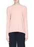 Main View - Click To Enlarge - VINCE - Lace-up side cashmere sweater