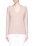 Main View - Click To Enlarge - VINCE - Wool-cashmere rib knit raglan sweater
