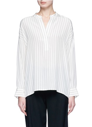Main View - Click To Enlarge - VINCE - Stripe silk top