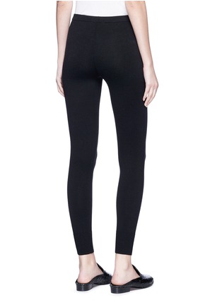 Back View - Click To Enlarge - VINCE - Cotton blend knit cropped leggings