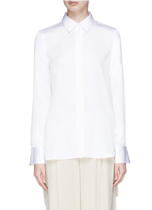 Main View - Click To Enlarge - VINCE - Silk crepe de Chine shirt