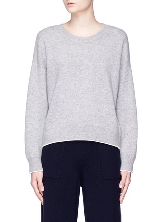 Main View - Click To Enlarge - VINCE - Cashmere-cotton sweater