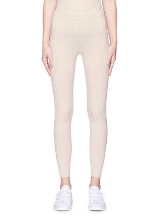 Main View - Click To Enlarge - VINCE - Wool blend rib knit leggings