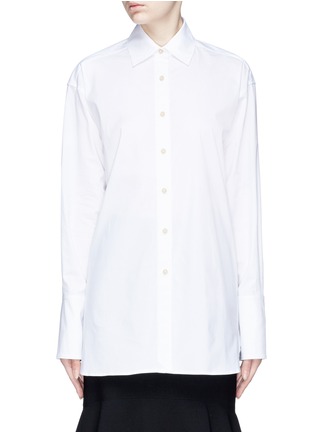 Main View - Click To Enlarge - ELIZABETH AND JAMES - 'Francois' wide cuff poplin shirt