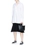 Figure View - Click To Enlarge - ELIZABETH AND JAMES - 'Francois' wide cuff poplin shirt