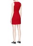 Back View - Click To Enlarge - ELIZABETH AND JAMES - 'Cullin' fitted sleeveless dress