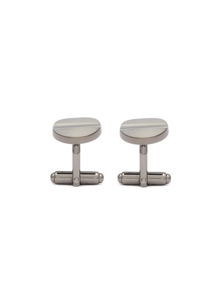 Main View - Click To Enlarge - LANVIN - Groove round cufflinks