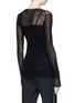 Back View - Click To Enlarge - HELMUT LANG - Drop needle sweater