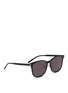 Figure View - Click To Enlarge - SAINT LAURENT - 'K Slim 001' acetate square sunglasses