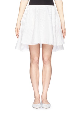 Main View - Click To Enlarge - MS MIN - Eyelet cotton skater skirt