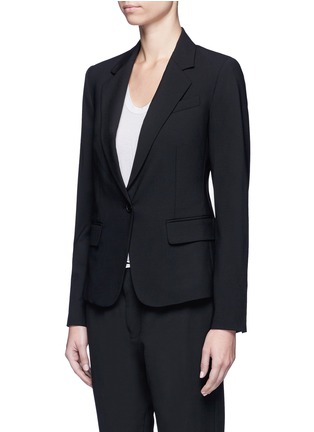 Front View - Click To Enlarge - THEORY - 'Gabe N' single button wool blazer