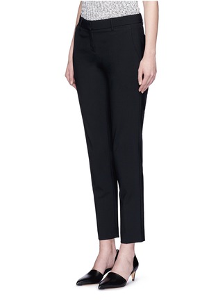 Front View - Click To Enlarge - THEORY - 'Testra' cropped wool-blend pants