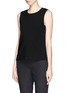Front View - Click To Enlarge - THEORY - 'Shell A' wool blend crepe top