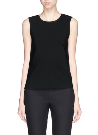 Main View - Click To Enlarge - THEORY - 'Shell A' wool blend crepe top