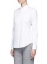 Front View - Click To Enlarge - THEORY - 'Tenia' stretch cotton blend shirt