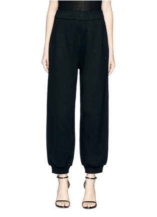 Main View - Click To Enlarge - T BY ALEXANDER WANG - Puffed cropped sweatpants