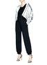 Figure View - Click To Enlarge - T BY ALEXANDER WANG - Puffed cropped sweatpants