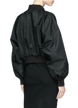 Back View - Click To Enlarge - T BY ALEXANDER WANG - Cropped bomber jacket