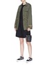 Figure View - Click To Enlarge - T BY ALEXANDER WANG - Oversized sweat shorts