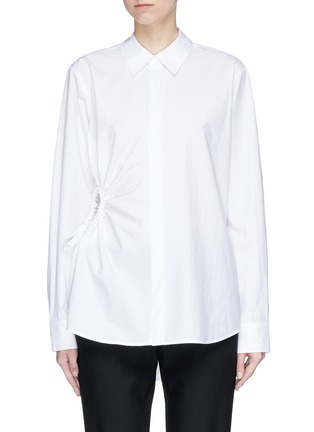 Main View - Click To Enlarge - T BY ALEXANDER WANG - Cut-out waist shirt