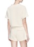 Back View - Click To Enlarge - T BY ALEXANDER WANG - Open stitch knit cropped sweater