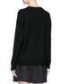 Back View - Click To Enlarge - ALICE & OLIVIA - 'Rudy' character embroidered wool sweater