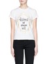 Main View - Click To Enlarge - ALICE & OLIVIA - 'Robin' slogan print T-shirt
