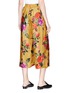 Back View - Click To Enlarge - ALICE & OLIVIA - 'Elba' floral print jacquard satin cropped pants