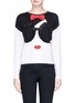 Main View - Click To Enlarge - ALICE & OLIVIA - 'Emerson' embellished Stace Face intarsia sweater