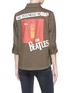 Back View - Click To Enlarge - ALICE & OLIVIA - 'Charline' patch military jacket