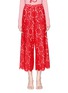 Main View - Click To Enlarge - ALICE & OLIVIA - 'Olsen' floral guipure lace culottes