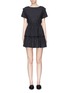 Main View - Click To Enlarge - ALICE & OLIVIA - 'Garner' ruffle trim tiered dress