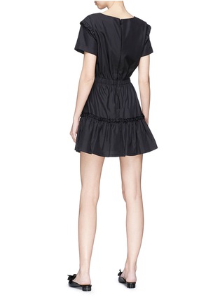 Figure View - Click To Enlarge - ALICE & OLIVIA - 'Garner' ruffle trim tiered dress