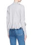 Back View - Click To Enlarge - C/MEO COLLECTIVE - 'Phase' asymmetric ruffle knit top