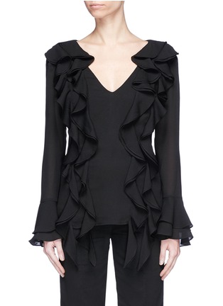 Main View - Click To Enlarge - C/MEO COLLECTIVE - 'Dream State' ruffle crepe top