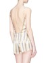 Back View - Click To Enlarge - 10164 - 'Jac' stripe silk charmeuse camisole top