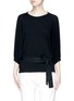 Main View - Click To Enlarge - BASSIKE - Belted long sleeve T-shirt