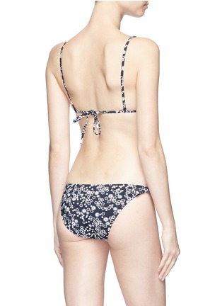 Back View - Click To Enlarge - KISUII - Floral print knotted bikini bottoms