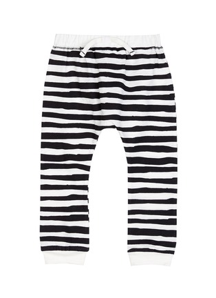 Main View - Click To Enlarge - LITTLE STARTERS X LANE CRAWFORD - Stripe jersey kids pants