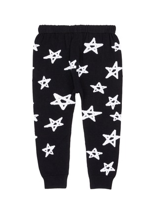 Figure View - Click To Enlarge - LITTLE STARTERS X LANE CRAWFORD - Star intarsia knit kids pants