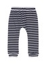 Main View - Click To Enlarge - LITTLE STARTERS X LANE CRAWFORD - 'The Superstar' stripe jersey kids pants